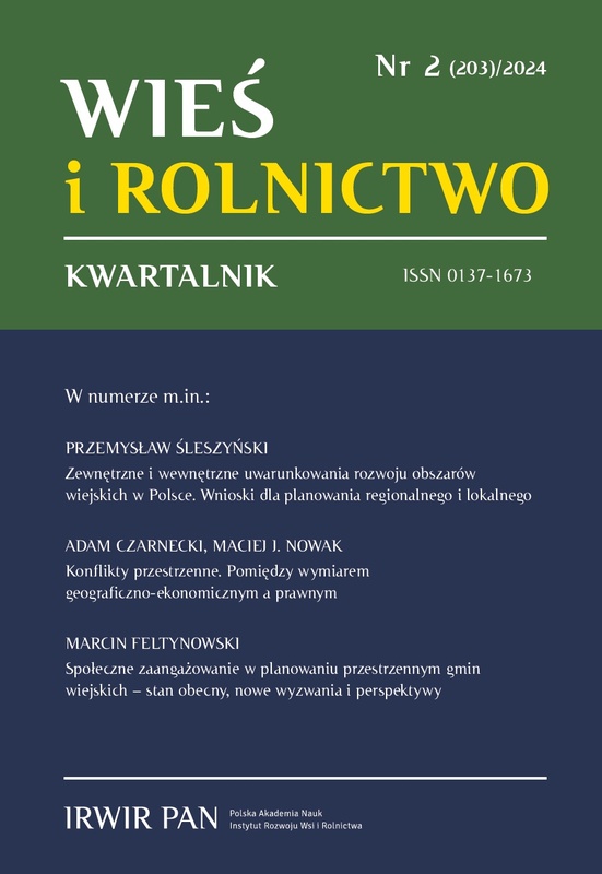 okładka Kwartalnika Wieś i Rolnictwo 2/2024