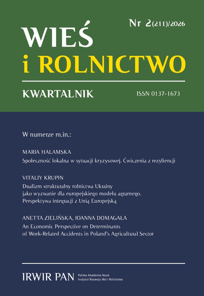 okładka Kwartalnika Wieś i Rolnictwo 2/2026